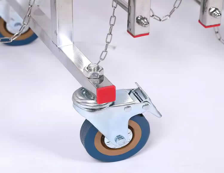 SS Arched Fence swivel wheels